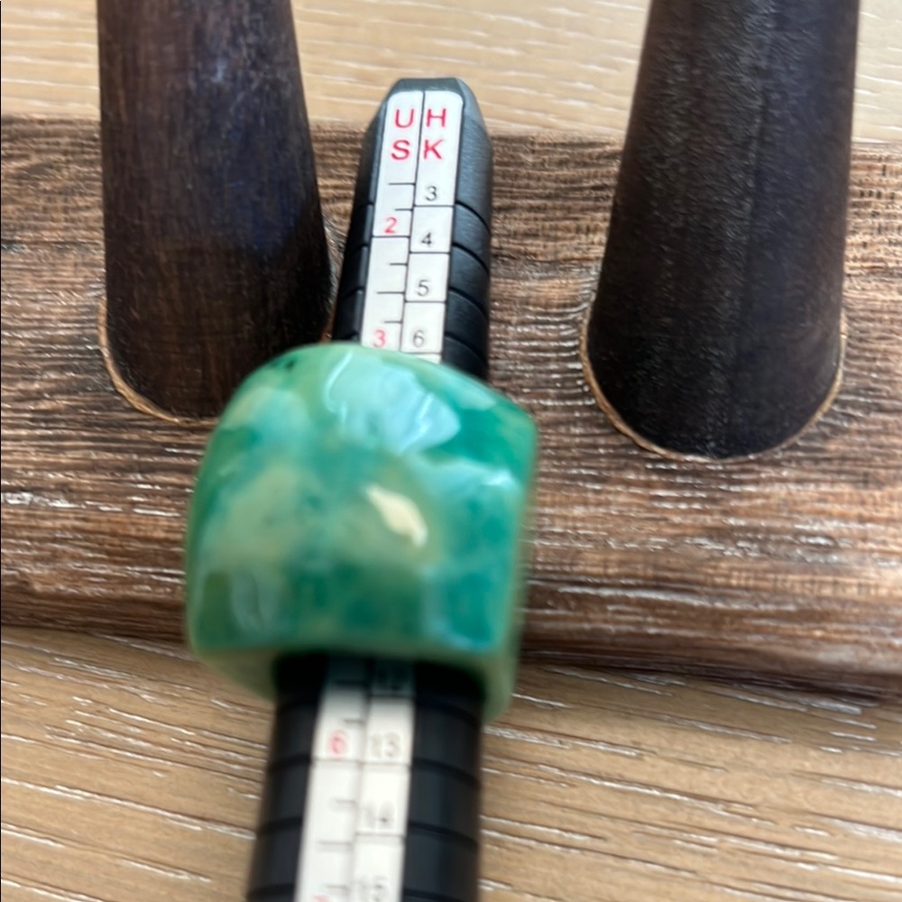 Green Stone Ring